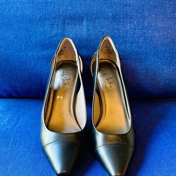 NWOT Black Vegan Comfort Heel Pump 8.5 - Picture 4 of 6